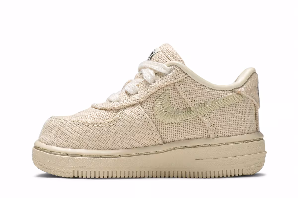 Nike Stussy x Air Force 1 Low TD Fossil, view 4