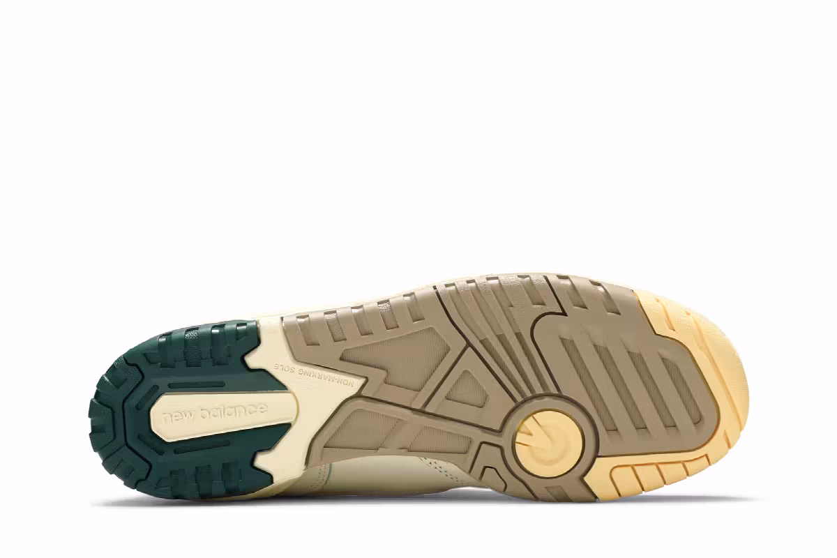 Aimé Leon Dore x New Balance 550 Green Yellow, view 5