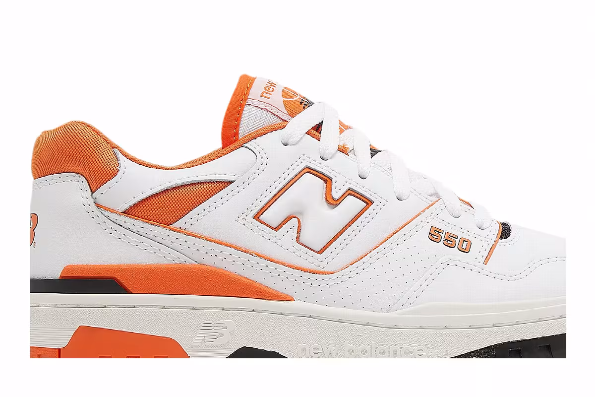 New Balance 550 Varsity Orange, view 3