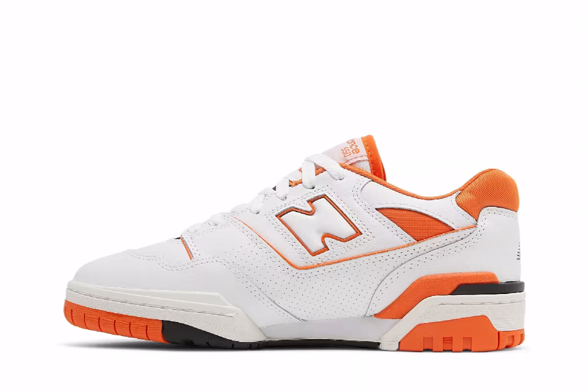 New Balance 550 Varsity Orange, view 4