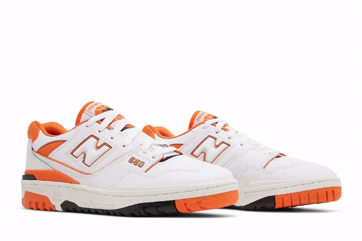 New Balance 550 Varsity Orange, view 9