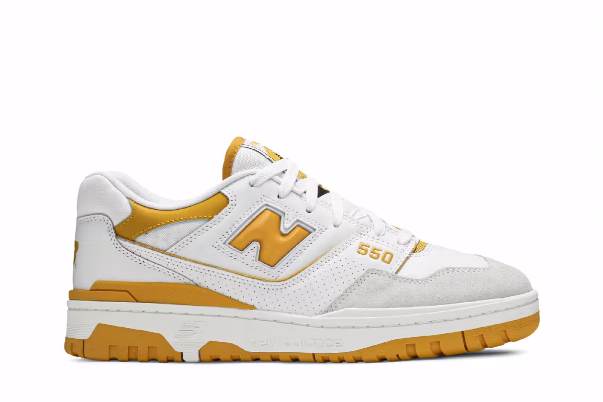 New Balance 550 Varsity Gold, view 2