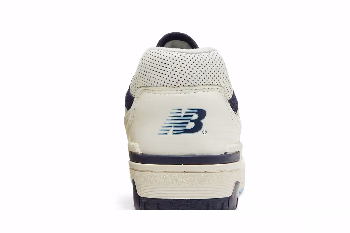 Rich Paul x New Balance 550 White Navy, view 8