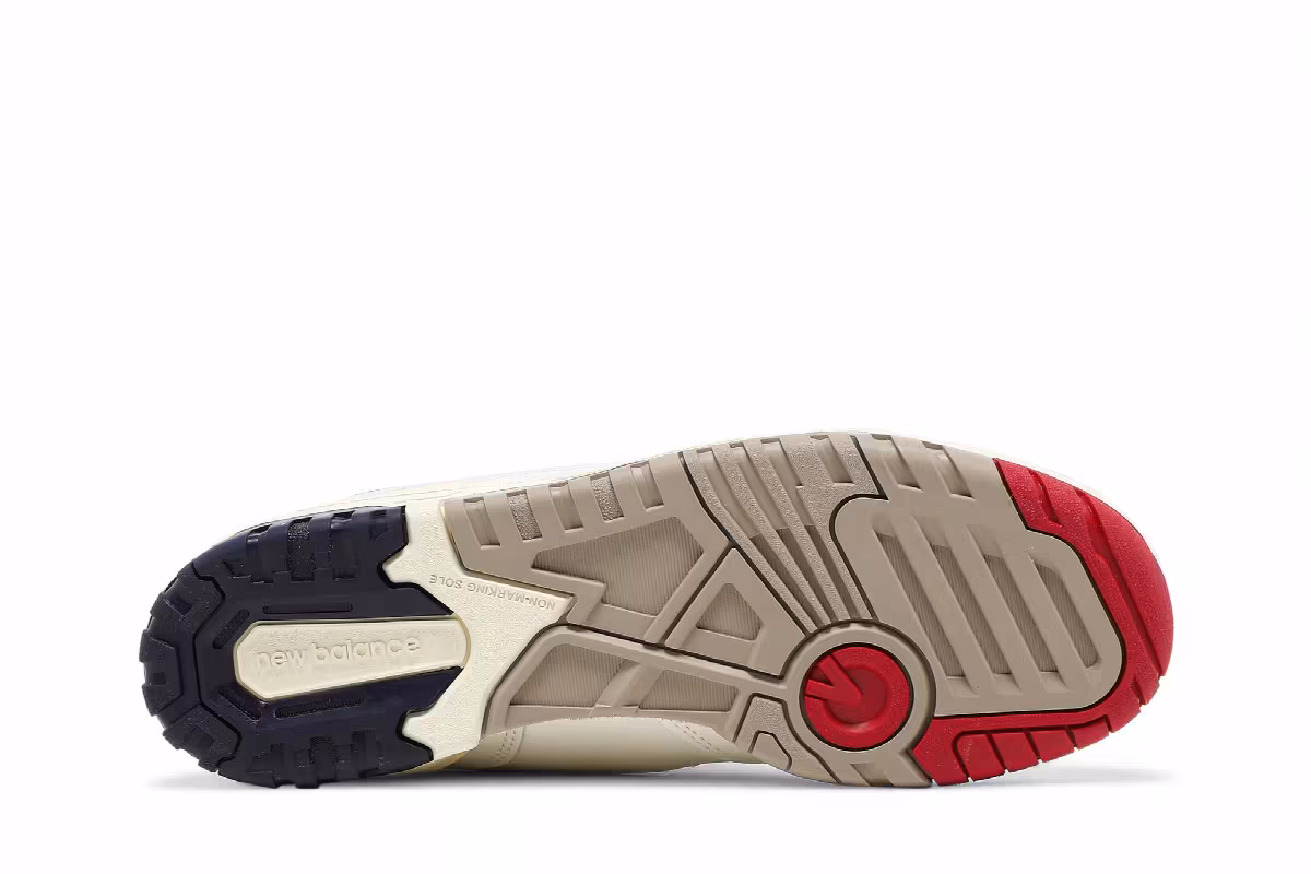 Aimé Leon Dore x New Balance 550 Red Navy, view 5