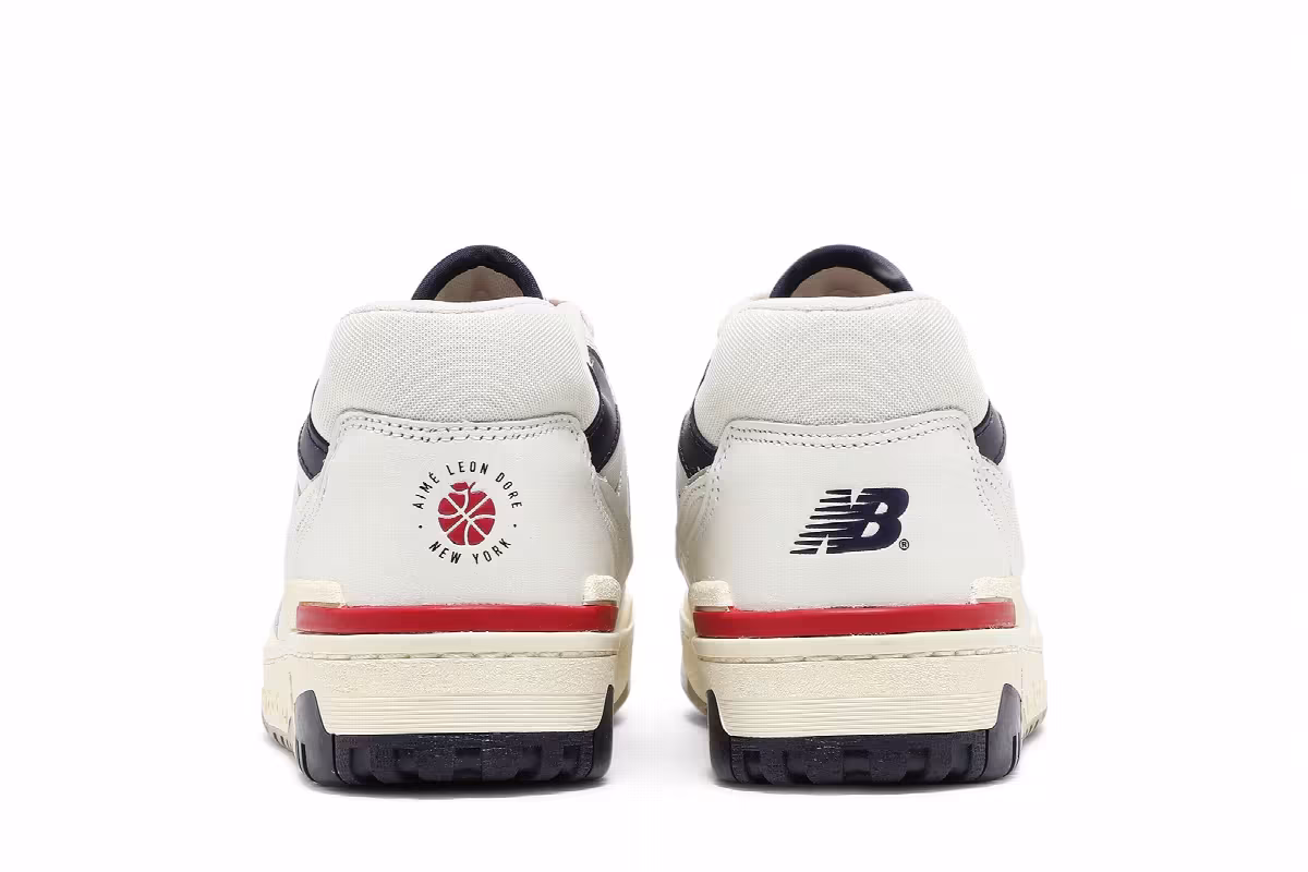 Aimé Leon Dore x New Balance 550 Red Navy, view 7