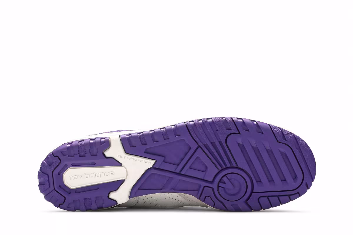 New Balance 550 White Purple, view 5