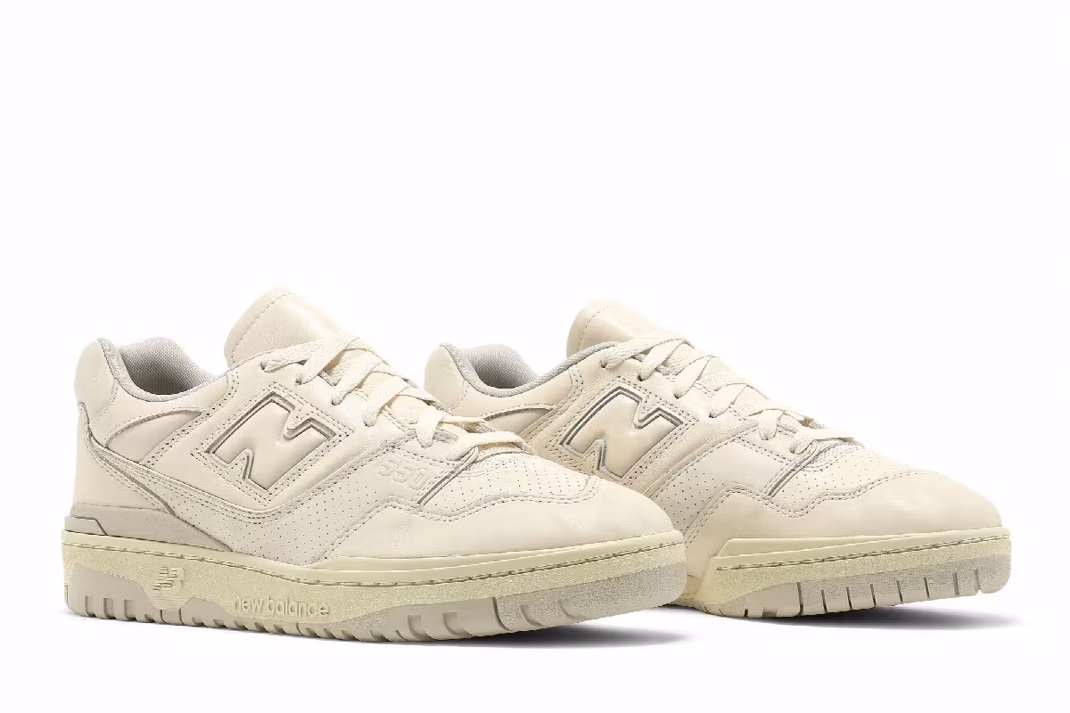 AURALEE x New Balance 550 Ecru, view 9