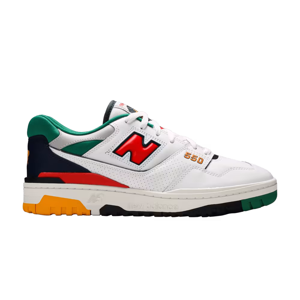 New Balance 550 Oak Leaf Green Red