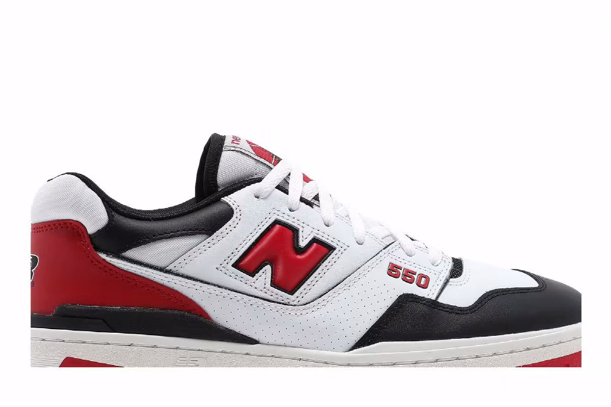 New Balance 550 Shifted Sport Pack - Team Red, view 3