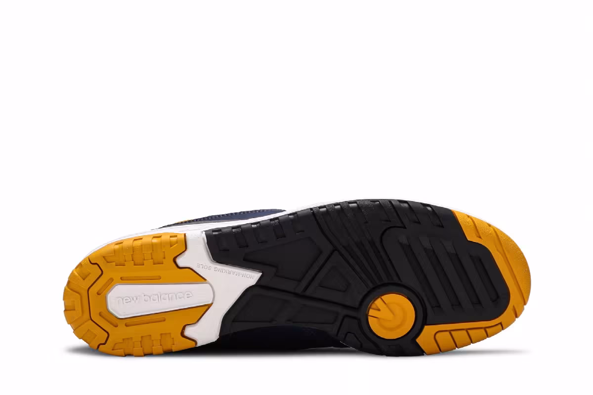 New Balance 550 Navy Yellow, view 5