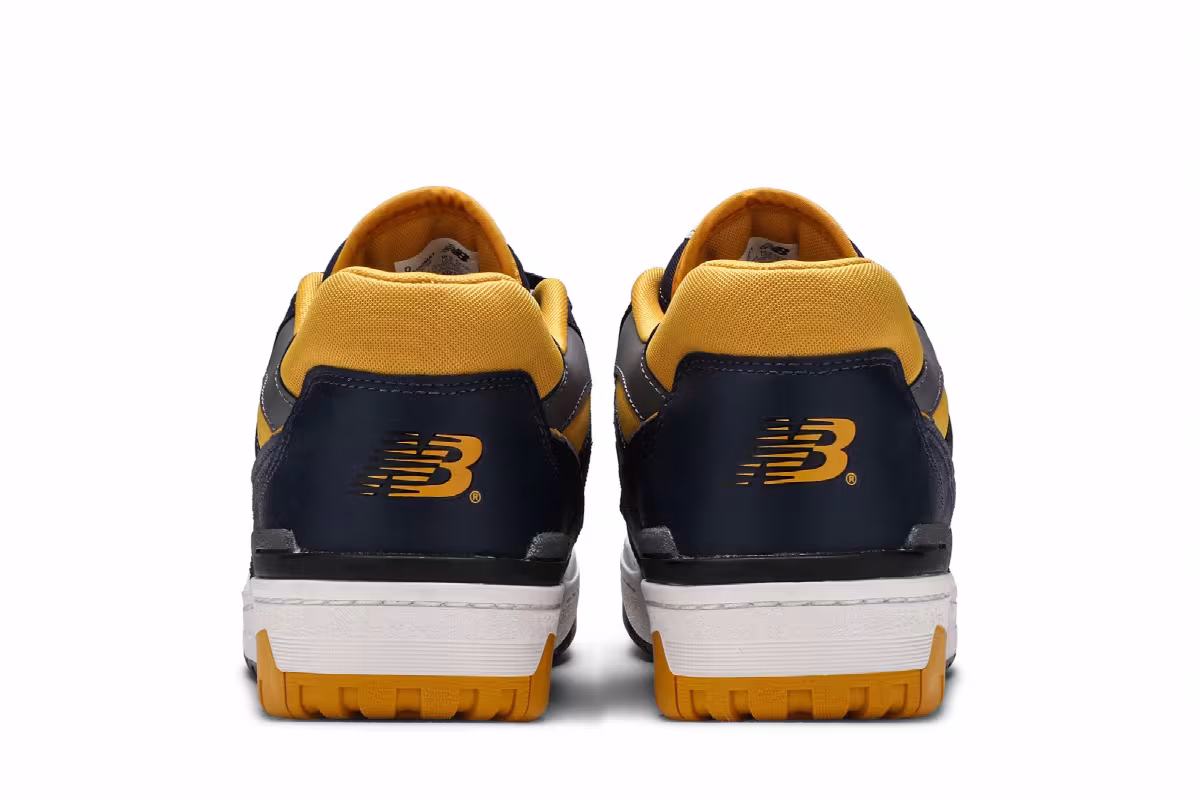 New Balance 550 Navy Yellow, view 7