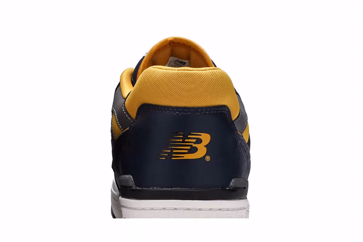 New Balance 550 Navy Yellow, view 8