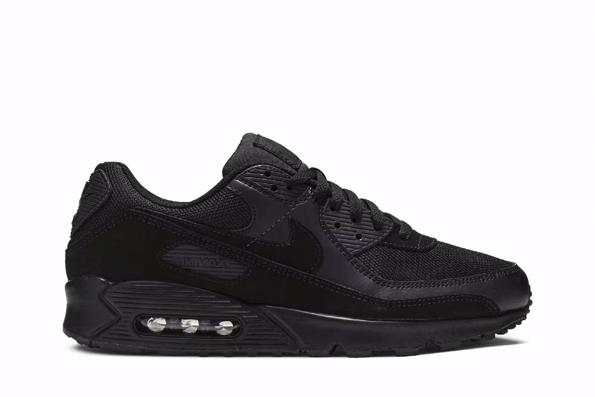 Nike Air Max 90 Triple Black, view 2