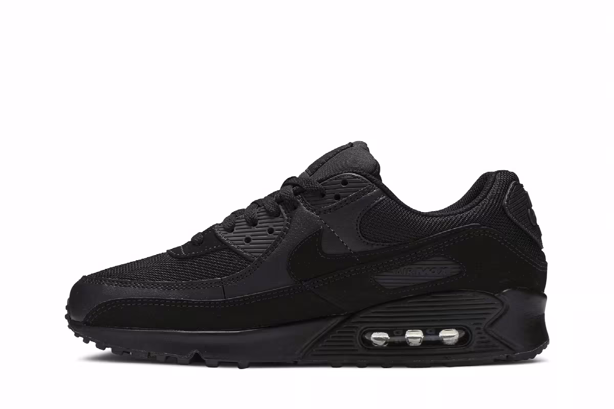 Nike Air Max 90 Triple Black, view 4