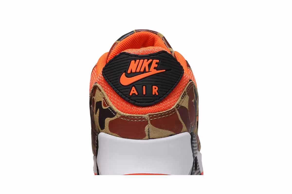 Nike Men's Air Max 90 Orange Camo, view 8