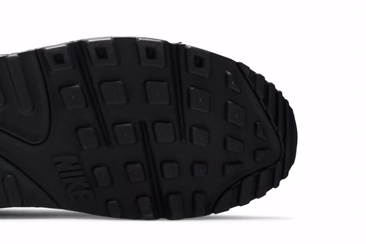 Nike Air Max 90 Leather Triple Black, view 6