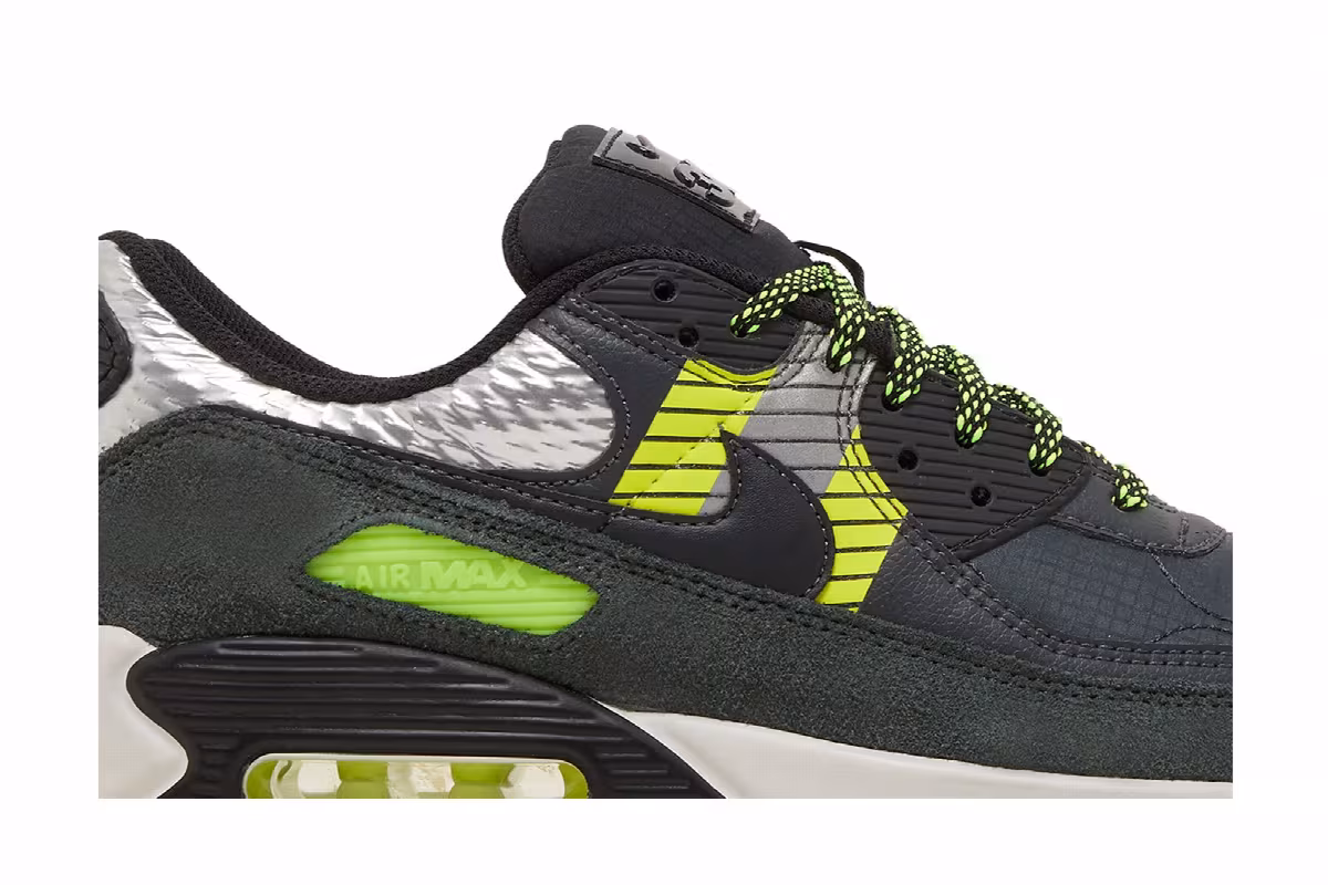 3M x Nike Air Max 90 Anthracite Volt, view 3