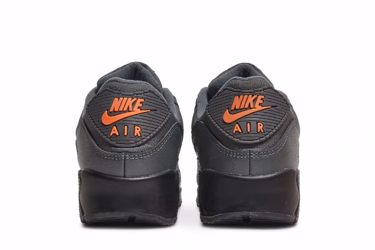 Nike Air Max 90 Iron Grey Total Orange, view 7