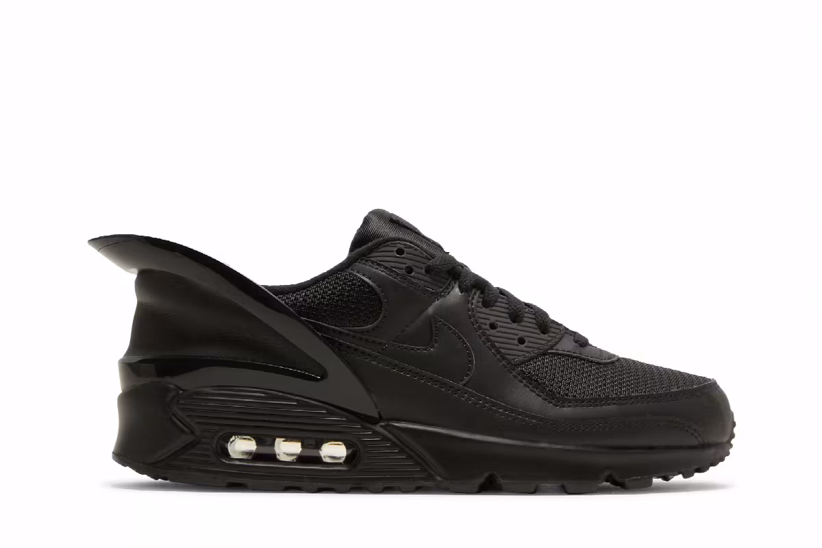 Nike Air Max 90 FlyEase Triple Black, view 2