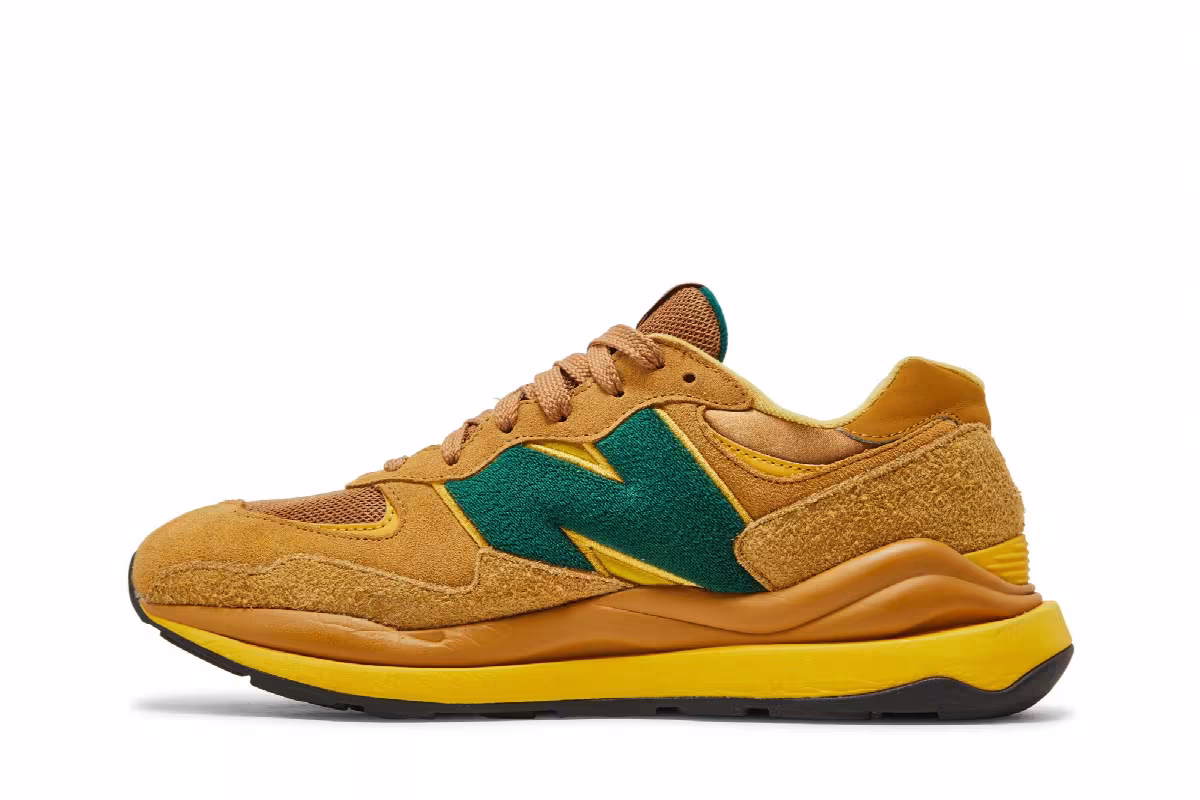 New Balance 57/40 Sage Bleached Lime Glow, view 4