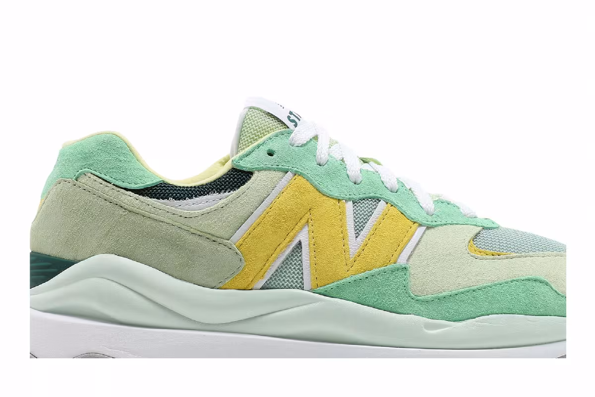STAUD x New Balance 57/40 Agave Green, view 3