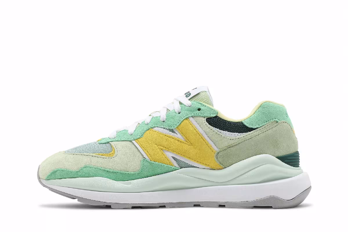 STAUD x New Balance 57/40 Agave Green, view 4