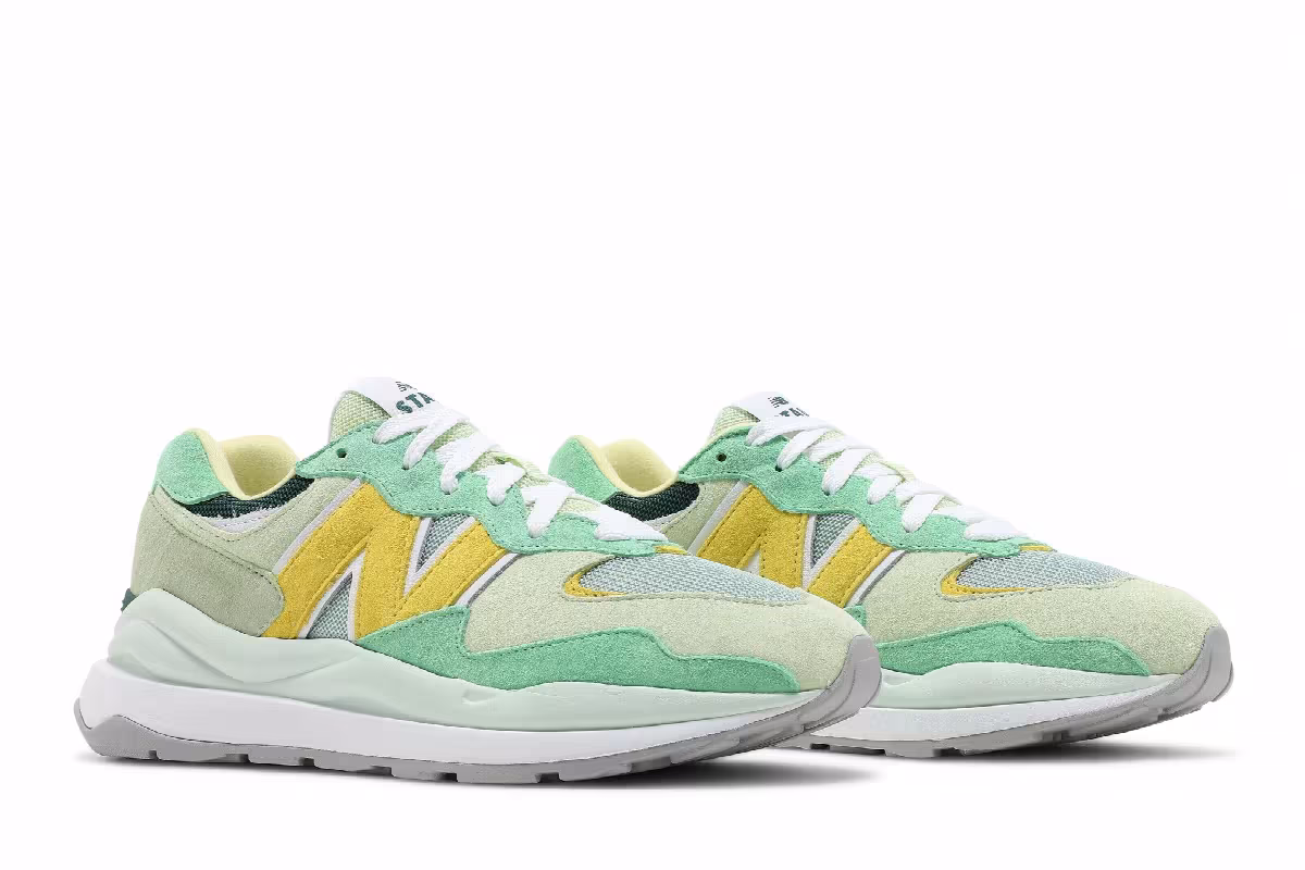 STAUD x New Balance 57/40 Agave Green, view 9