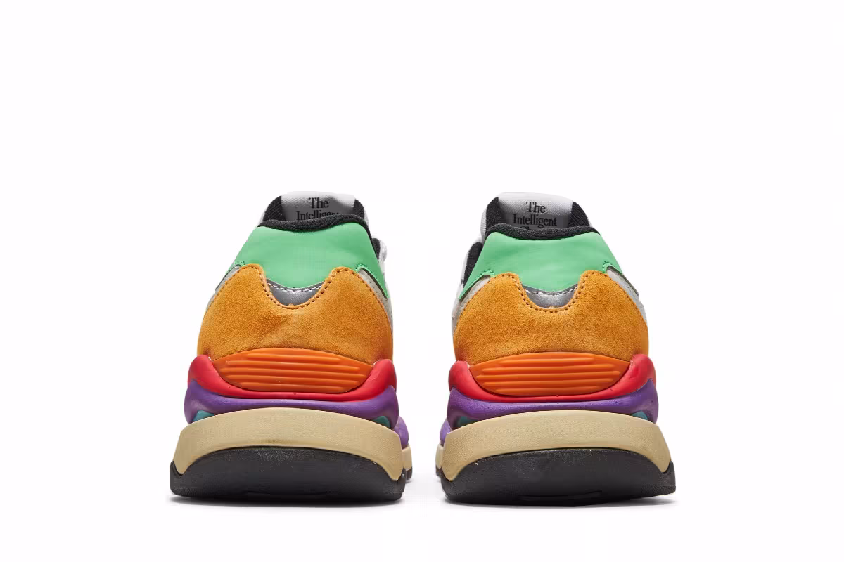 New Balance 57/40 Munsell White Vivid Cactus, view 7