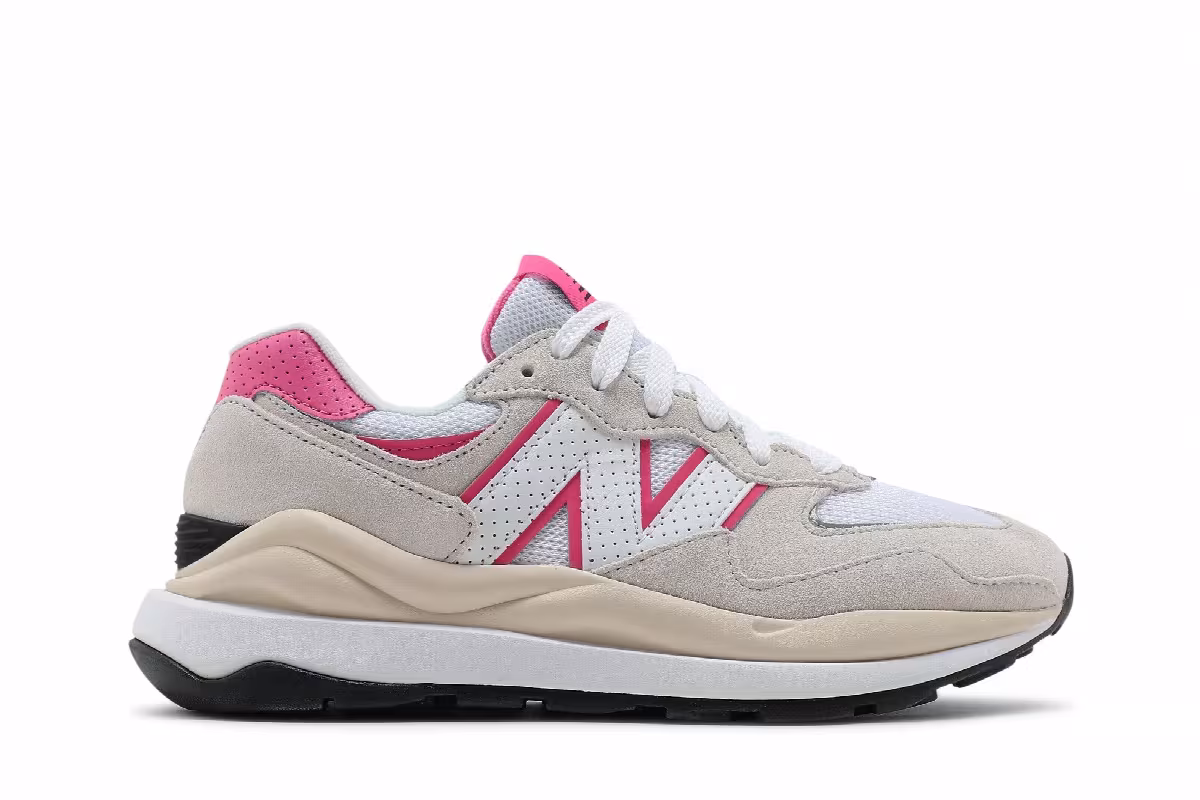 New Balance Women's 57/40 Sage Bleached Lime Glow, view 2