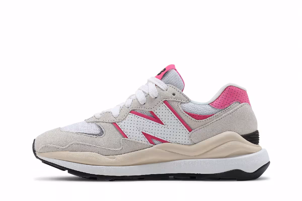 New Balance Women's 57/40 Sage Bleached Lime Glow, view 4
