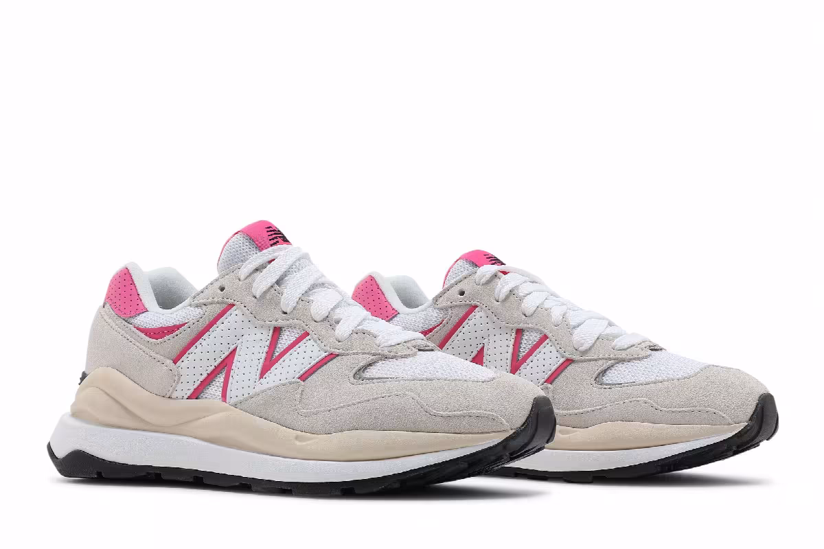 New Balance Women's 57/40 Sage Bleached Lime Glow, view 9