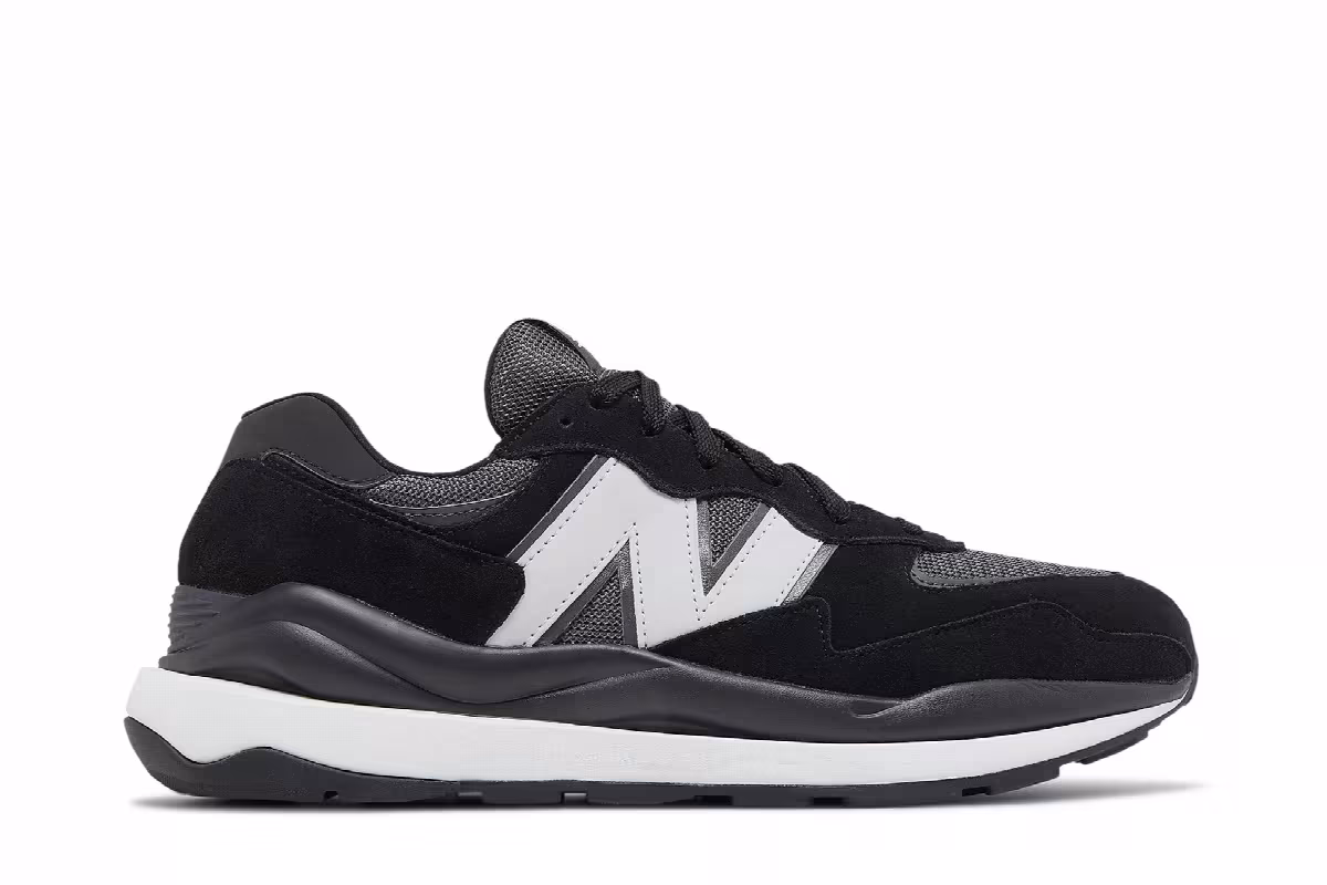 New Balance 57/40 Black White, view 2