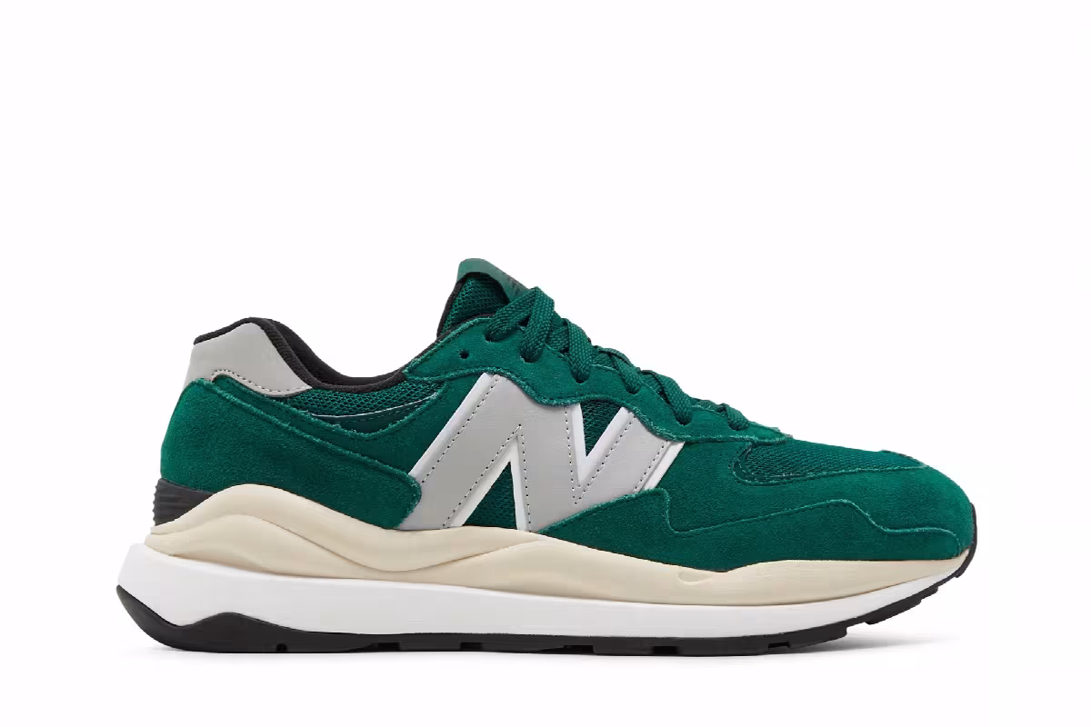 New Balance 57/40 Green Rain Cloud, view 2