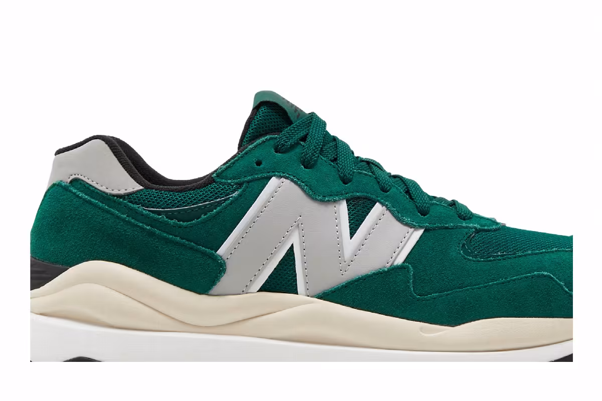 New Balance 57/40 Green Rain Cloud, view 3