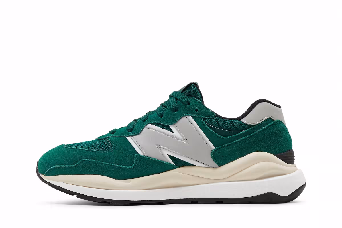 New Balance 57/40 Green Rain Cloud, view 4