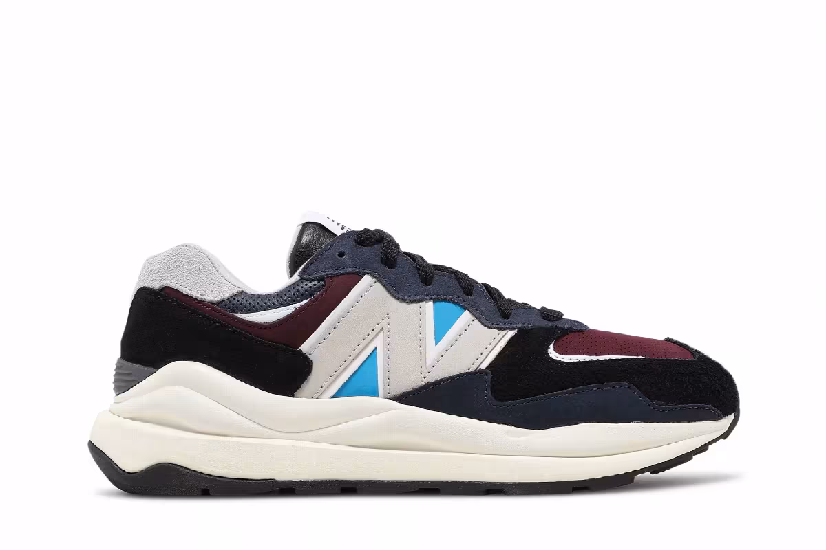 New Balance 57/40 Navy Burgundy, view 2