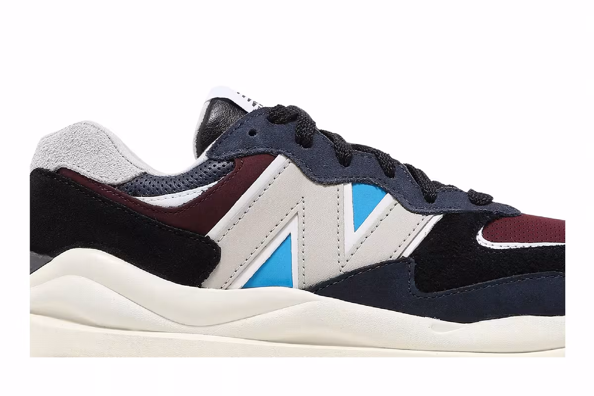 New Balance 57/40 Navy Burgundy, view 3