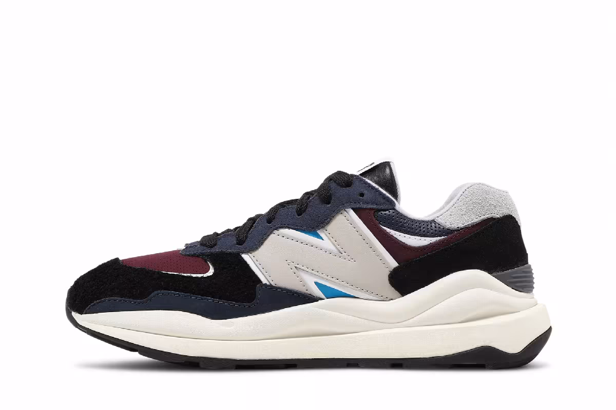 New Balance 57/40 Navy Burgundy, view 4
