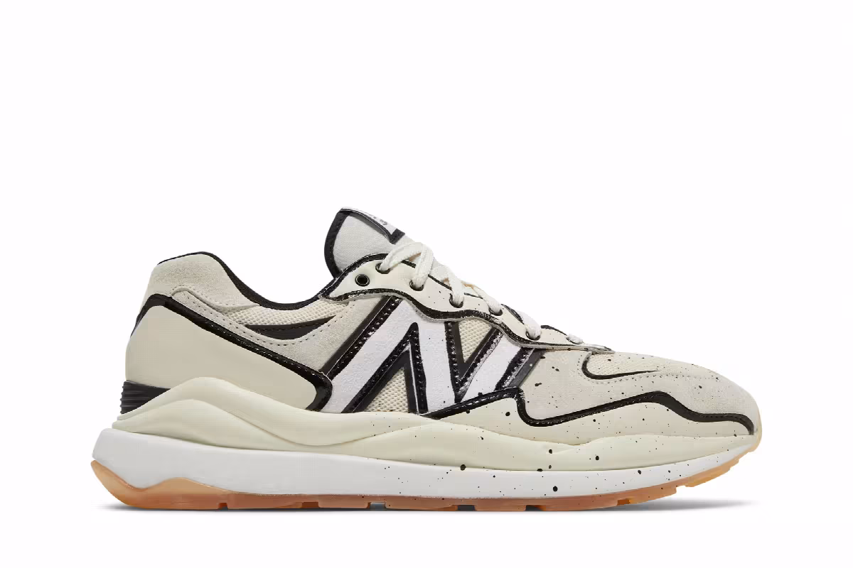 Joshua Vides x New Balance 57/40 Angora Splatter, view 2