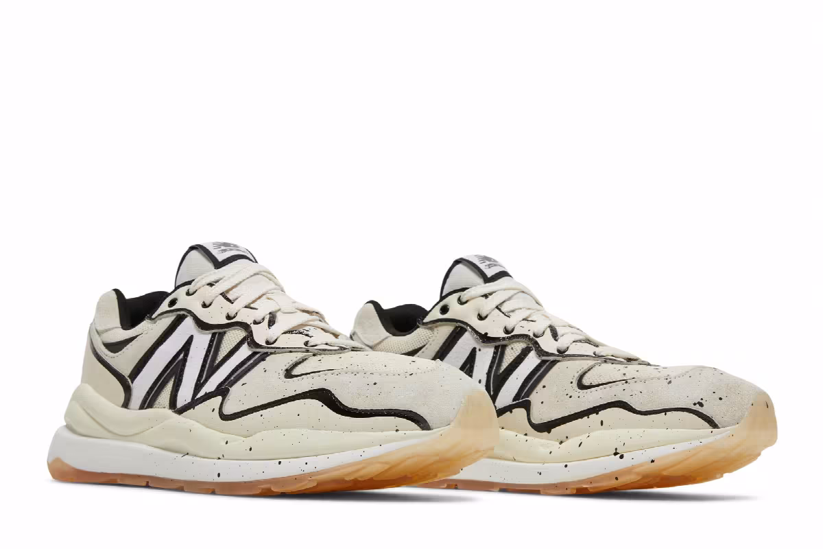 Joshua Vides x New Balance 57/40 Angora Splatter, view 9