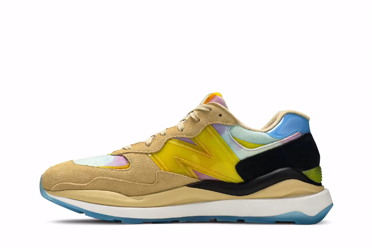 atmos x New Balance 57/40 Canary Yellow, view 4