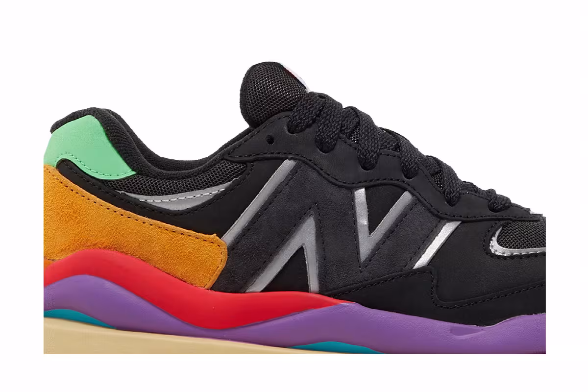 New Balance 57/40 Black Vivid Cactus, view 3