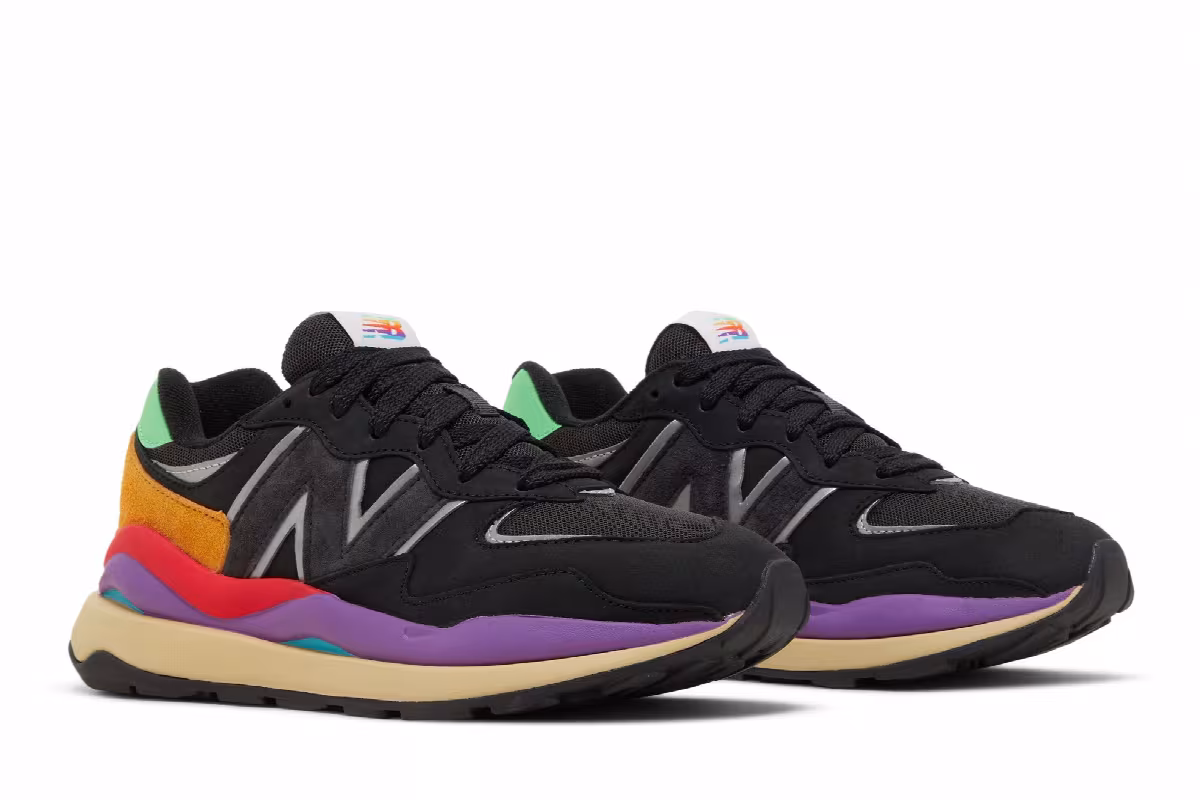 New Balance 57/40 Black Vivid Cactus, view 9