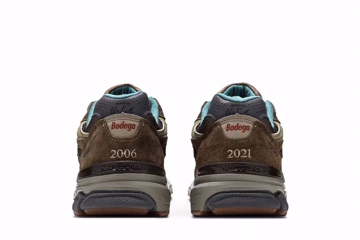 Bodega x New Balance 990v3 Made In USA Anniversary, view 7