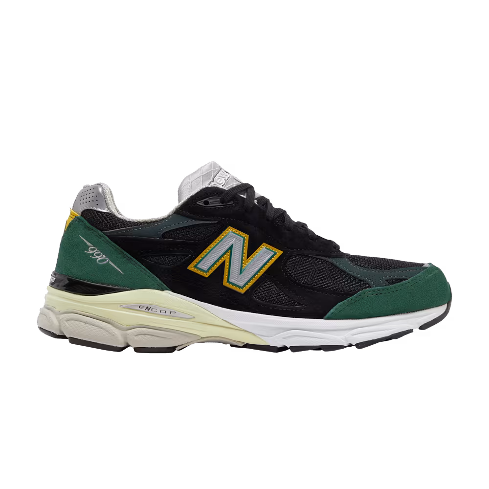 New Balance 990v3 Made In USA Black Green