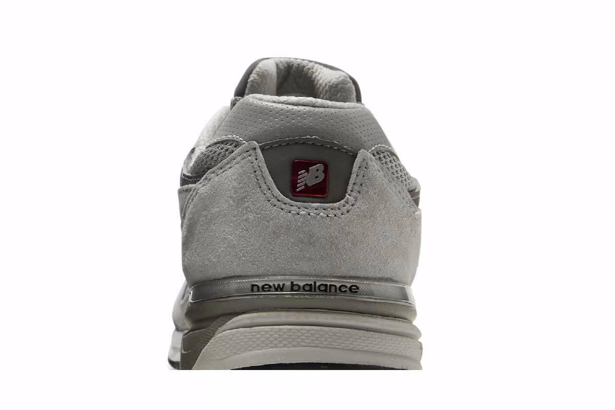 New Balance 990v3 Big Kid Grey, view 8