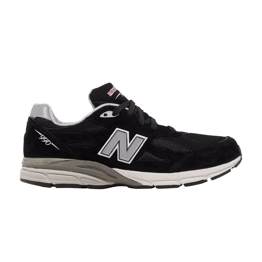 New Balance 990v3 Big Kid Black Grey