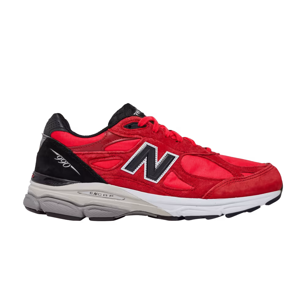 New Balance 990v3 Made In USA Red Suede