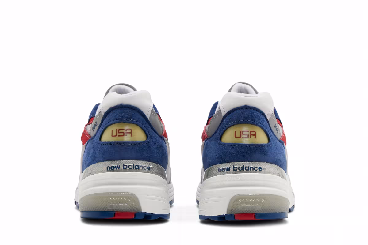 DTLR x New Balance 992 Made in USA Varsity, view 7