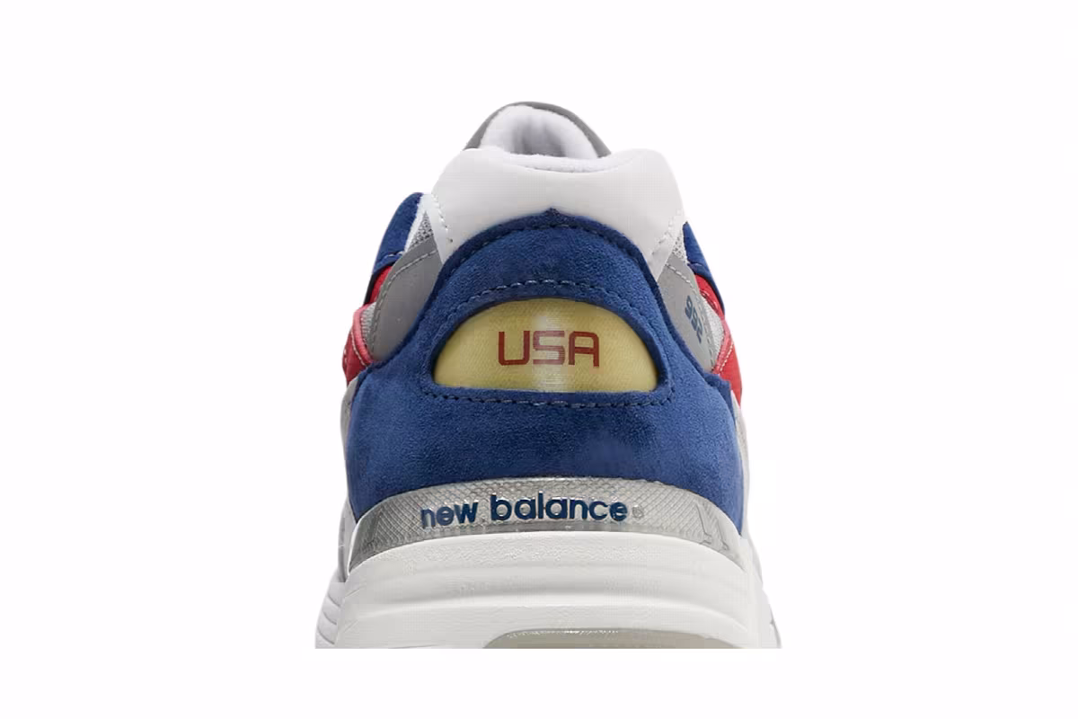 DTLR x New Balance 992 Made in USA Varsity, view 8